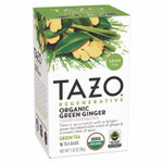 Tazo Tea Bags, Organic Green Ginger, 16/Box, 6 Boxes/Carton View Product Image