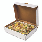 AmerCareRoyal Catering Boxes, 10.88 x 13 x 3, White, Paper, 50/Carton View Product Image