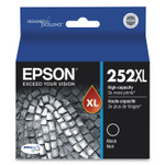 Epson T252XL120-S (252XL) DURABrite Ultra High-Yield Ink, 1,100 Page-Yield, Black View Product Image