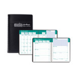 House of Doolittle Express Track Recycled Weekly Appointment Book/Monthly Planner, 8 x 5, Black Cover, 13-Month: Jan 2025 to Jan 2026 View Product Image