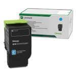 Lexmark C2310C0 Toner, 1,000 Page-Yield, Cyan (LEXC2310C0) View Product Image