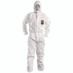 KleenGuard A50 Breathable Splash and Particle Protection Overalls, White, 2X-Large, 25/Carton View Product Image