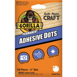 ADHESIVE;DOT;.5";CLR;150/PK (GOR104905) View Product Image