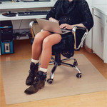 CHAIR MAT;APET;48X60;RECT;HF (FLRNCCMFLAS0006) View Product Image