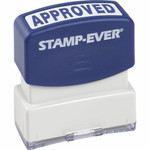STAMP;PREINK;APPROVED;BLUE (TDT5941) View Product Image