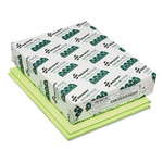 AbilityOne 7530013982682 SKILCRAFT Neon Colored Copy Paper, 20 lb Bond Weight, 8.5 x 11, Neon Green, 500/Ream (NSN3982682) View Product Image