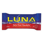 LUNA Bar Whole Nutrition Bar, Nutz Over Chocolate, 1.69 oz Bar, 15 Bars/Box View Product Image