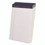 Ampad Gold Fibre Writing Pads, Narrow Rule, 50 White 5 x 8 Sheets, 4/Pack View Product Image