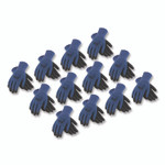 G-Tek GP Nitrile-Coated Nylon Gloves, Medium, Blue/Black, 12 Pairs View Product Image