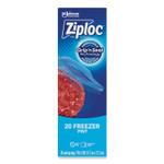 Ziploc Zipper Freezer Bags, 16 oz, 7" x 5", Clear, 240/Carton View Product Image
