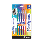 Pilot FriXion ColorSticks Erasable Gel Pen, Stick, Fine 0.7 mm, Assorted Ink and Barrel Colors, 5/Pack View Product Image