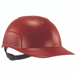 ergodyne Skullerz 8951 Vented Hard Shell Bump Cap, Short Brim, Red View Product Image