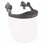 ergodyne Skullerz 8995 Anti-Scratch and Anti-Fog Hard Hat Face Shield with Adapter for Full Brim, Clear Lens View Product Image