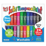 TPG Creations Kwik Stick Tempera Paint, 3.5", Assorted Colors, 24/Pack View Product Image