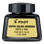 Pilot Super Color Marker Refill Ink, 30 mL Bottle, Black View Product Image