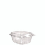 Dart ClearPac SafeSeal Tamper-Resistant/Evident Containers, Domed Lid, 16 oz, Clear, Plastic, 100/Bag, 2 Bags/Carton View Product Image