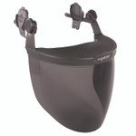 ergodyne Skullerz 8994 Anti-Scratch/Anti-Fog Hard Hat Face Shield, Cap-Style/Safety Helmet Adapter, Smoke Lens View Product Image