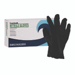 Boardwalk Disposable General-Purpose Powder-Free Nitrile Gloves, X-Large, Black, 4.4 mil, 100/Box View Product Image