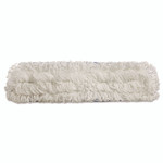 Rubbermaid Commercial Flow Flat Mop, Nylon, 18", White, View Product Image