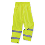 ergodyne GloWear 8916 Class E Lightweight Hi-Vis Rain Pants, Small, Lime View Product Image