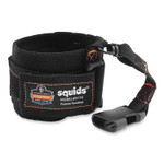 ergodyne Squids 3116 Pull-On Wrist Lanyard with Buckle, 3 lb Max Working Capacity, 7.5" Long, Black View Product Image