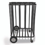 Champion Sports Compact Lockable Ball Locker, Metal, 176 lb Capacity, 22 x 28 x 43, Black View Product Image
