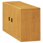 HON 10700 Series Locking Storage Cabinet, 36w x 20d x 29.5h, Harvest View Product Image