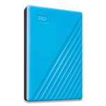 WD MY PASSPORT External Hard Drive, 2 TB, USB 3.2, Sky Blue View Product Image