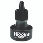 Higgins Waterproof Pigmented Drawing Ink, 1 oz Bottle, Black View Product Image