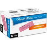 Paper Mate Pink Pearl Eraser - Pink - Rubber - 24 / Box Product Image 