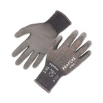 ergodyne ProFlex 7044 ANSI A4 PU Coated CR Gloves, Gray, Large, 12 Pairs/Pack View Product Image