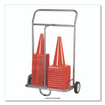 Champion Sports Combination Equipment Cart, Metal, 132 lb Capacity, 16 x 32 x 48, Silver View Product Image