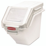 Rubbermaid Commercial ProSave Shelf Ingredient Bins, 5.4 gal, 11.5 x 23.5 x 16.88, White, Plastic View Product Image