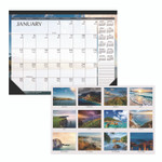 Recycled Earthscapes Desk Pad Calendar, Seascapes Photography, 18.5 x 13, Black Binding/Corners,12-Month (Jan to Dec): 2026 View Product Image
