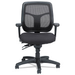 Eurotech Apollo Multi-Function Mesh Task Chair, Supports Up to 250 lb, 18.9" to 22.4" Seat Height, Silver Seat/Back, Black Base View Product Image