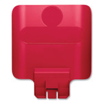 Rubbermaid Commercial Slim Jim Recycling Station Billboard, , Plastic, Red View Product Image