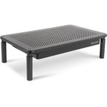 Allsop Metal Art Tri-Level Monitor Stand - Up to 27" Screen Support - 30 lb Load Capacity - Powder Coated - Metal Product Image 