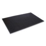 Crown-Tred Indoor/Outdoor Scraper Mat, Rubber, 35.5 x 59.5, Black View Product Image