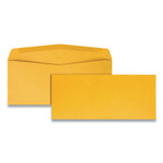 Quality Park Kraft Envelope, #10, Commercial Flap, Gummed Closure, 4.13 x 9.5, Brown Kraft, 500/Box (QUA11162) View Product Image
