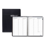 House of Doolittle Recycled Professional Weekly Planner, 15-Minute Appts, 11 x 8.5, Black Wirebound Soft Cover, 12-Month (Aug-July): 2023-2024 View Product Image