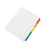 AbilityOne 7530013649489, SKILCRAFT Table of Contents Indexes, Avery Style, 5-Tab, 1 to 5, 11 x 8.5, White, 1 Set Product Image