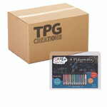 TPG Creations Wonder Stix Playmat Kit, 12 Assorted Pastel Wonderstix and 4 Playmats/Pack, 12 Packs/Carton View Product Image
