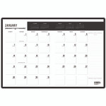 House of Doolittle 100% Recycled Deco Days Monthly Planner, 11 x 8.5, Black/Gold Cover, 12-Month (Jan to Dec): 2025 View Product Image