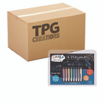 TPG Creations Wonder Stix Playmat Kit, 8 Assorted Pastel Wonderstix and 4 Playmats/Pack, 12 Packs/Carton View Product Image