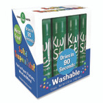 TPG Creations Kwik Stix Single Color Pack, 0.7" x 3.5", Green, 12/Pack, 12 Packs/Carton View Product Image