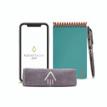 Rocketbook Mini Notepad, Black Cover, Dot Grid Rule, 3 x 5.5, White, 48 Sheets View Product Image