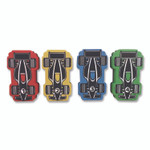 TPG Creations Magnetic Racecar Whiteboard Eraser, 4.5 x 2.6 x 1, 4/Pack, 24 Packs/Carton View Product Image