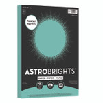 Astrobrights Color Paper - "Punchy Pastels" Assortment, 24 lb Bond Weight, 8.5 x 11, Breezy Blue, 200/Pack View Product Image