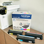 Brother TN-431 Original Standard Yield Laser Toner Cartridge - Multi-pack - Cyan, Magenta, Yellow - 3 / Box Product Image 