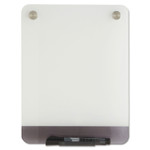 Iceberg Clarity Personal Board, 9" x 12", White Surface, Satin Aluminum Frame View Product Image